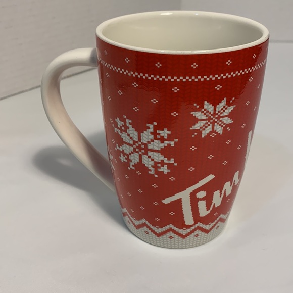 Tim Hortons limited Edition Holiday Mug #015 Christmas Red & White Collectable - Picture 3 of 7